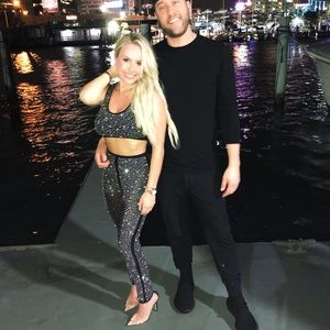 Hot Miami Styles sequin Embellished 2 piece set